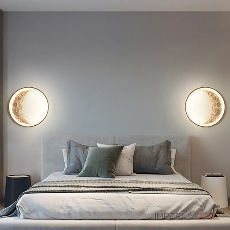 Настенный светильник COSMOS WANING Луна D60 Трехцветный свет от ImperiumLoft