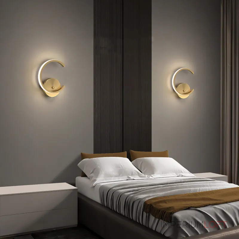 Настенный светильник RIN D20 Brass от ImperiumLoft