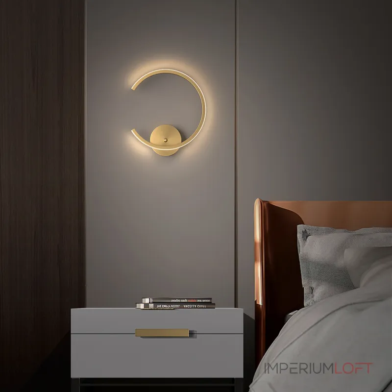 Настенный светильник RIN D20 Brass от ImperiumLoft