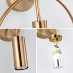 Настенный светильник VELMA D28 Black от ImperiumLoft