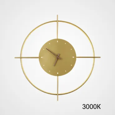 Настенные часы NINNA Brass 3000К