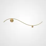 Настенный светильник TEMP L130 Brass от ImperiumLoft