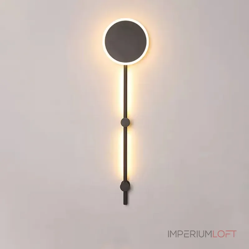 Настенный светильник MARA H80 Black Трехцветный свет от ImperiumLoft Настенный светильник MARA H80 Black Трехцветный свет от ImperiumLoft