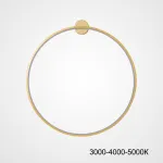 Настенный светильник GUARD B D80 Brass Трехцветный свет от ImperiumLoft