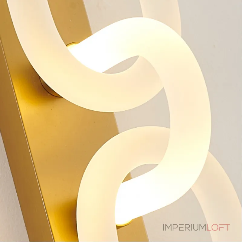 Настенный светильник GALAXY H35 Brass от ImperiumLoft