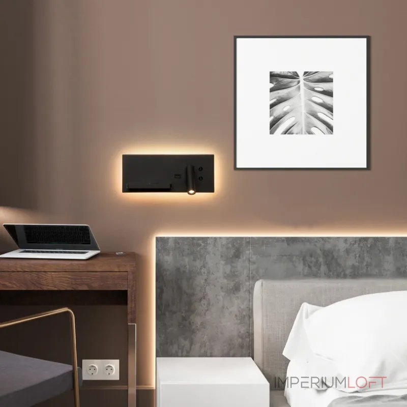 Настенный светильник GENIUS Left Black от ImperiumLoft Настенный светильник GENIUS Left Black от ImperiumLoft