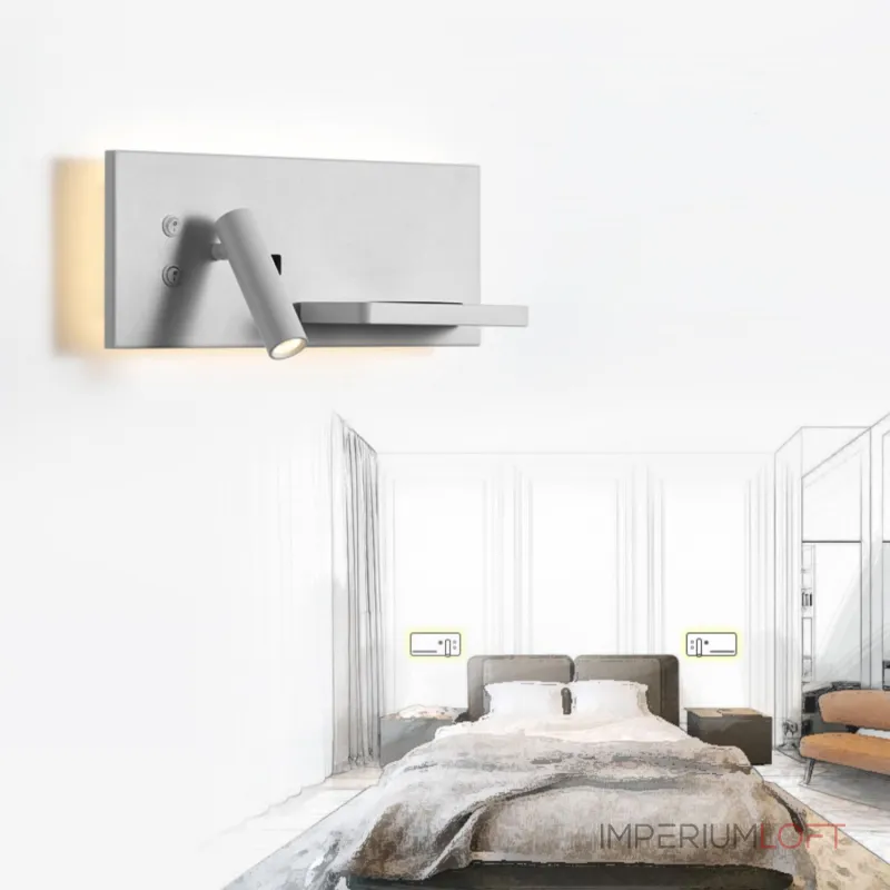 Настенный светильник GENIUS Left Black от ImperiumLoft Настенный светильник GENIUS Left Black от ImperiumLoft