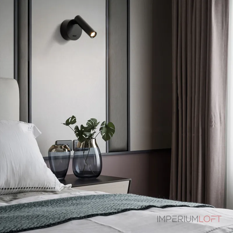 Настенный светильник RUN Black от ImperiumLoft