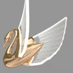 Настольная лампа BIRDIE TAB A Rose Gold от ImperiumLoft