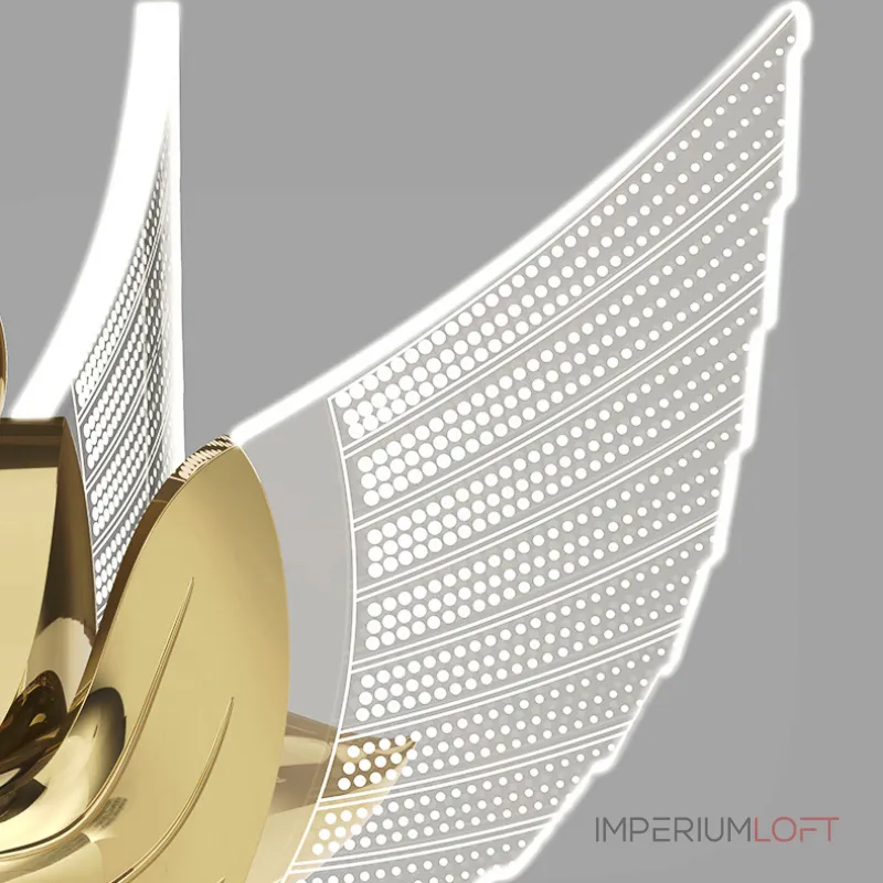 Настольная лампа BIRDIE TAB A Rose Gold от ImperiumLoft