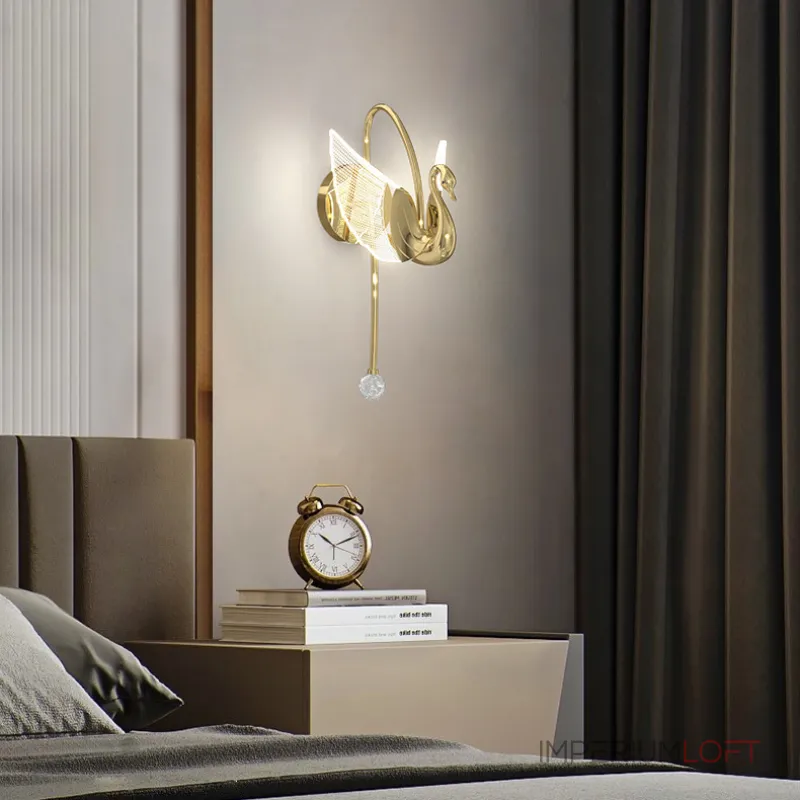 Настенный светильник BIRDIE WALL Gold от ImperiumLoft