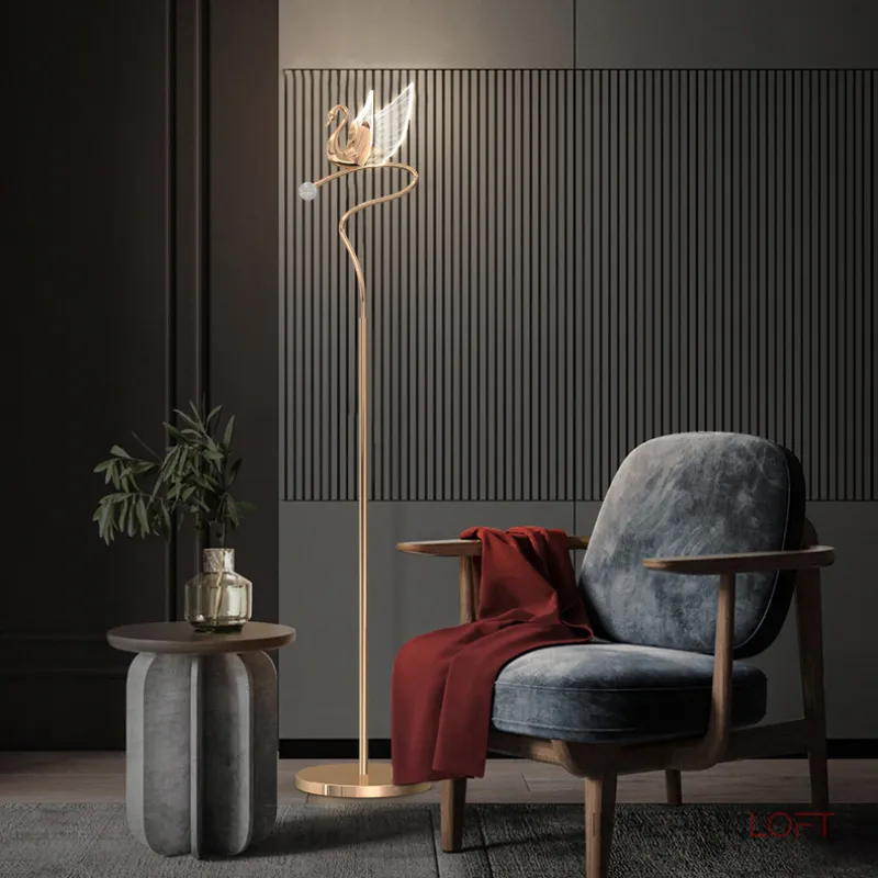 Торшер BIRDIE FL Rose Gold от ImperiumLoft