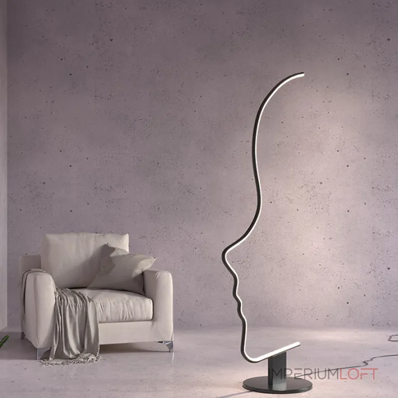 Торшер DAFNE Black 4000К от ImperiumLoft