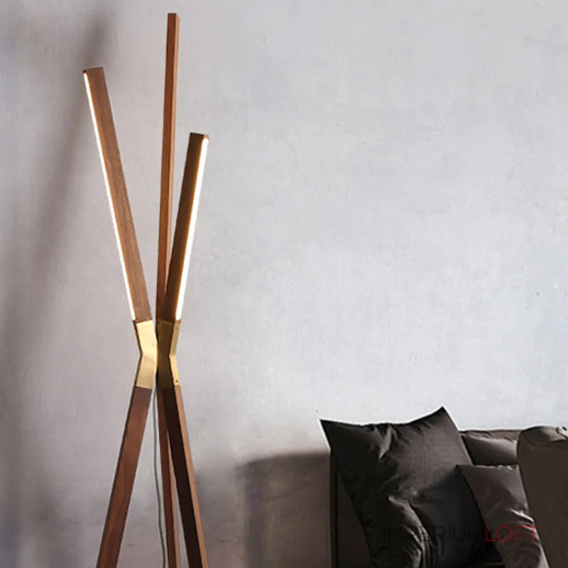 Напольный светильник CONNER B Dark brown от ImperiumLoft