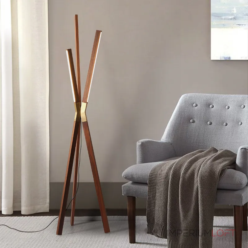 Напольный светильник CONNER B Dark brown от ImperiumLoft