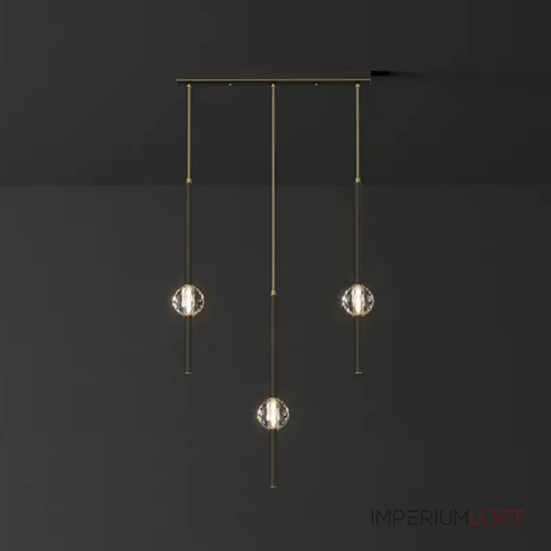 Подвесной светильник SOCRATES COMBO L50 Black от ImperiumLoft Подвесной светильник SOCRATES COMBO L50 Black от ImperiumLoft