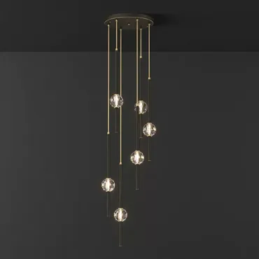 Подвесной светильник SOCRATES COMBO D30 L6 Black