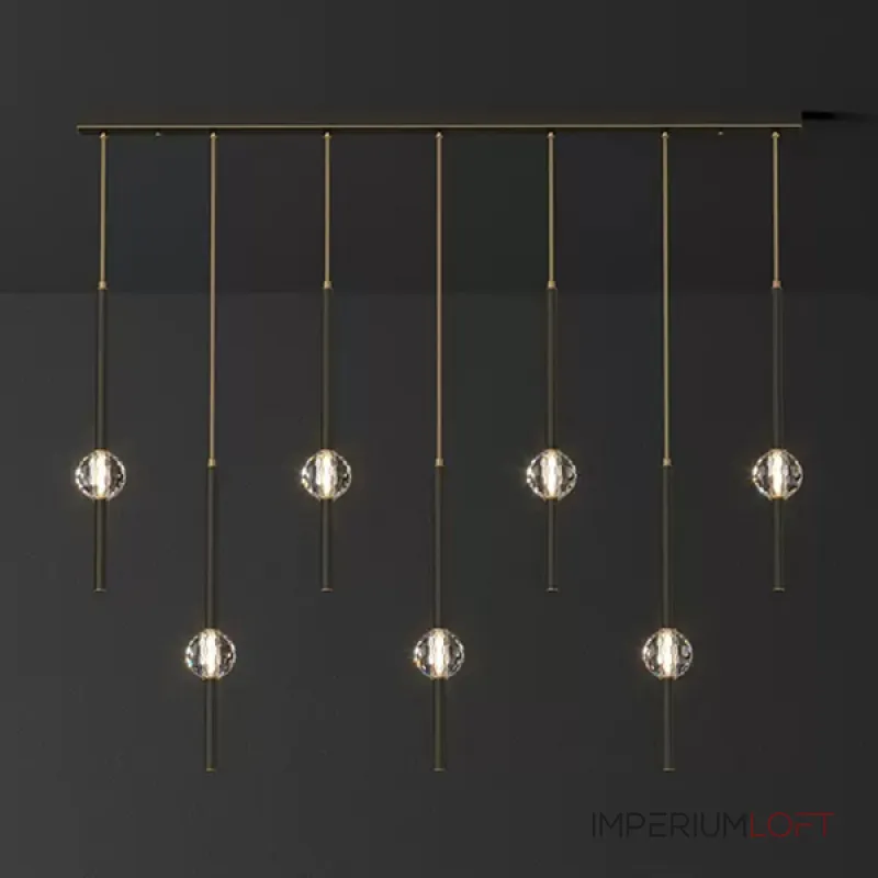 Подвесной светильник SOCRATES COMBO L118 Black от ImperiumLoft Подвесной светильник SOCRATES COMBO L118 Black от ImperiumLoft