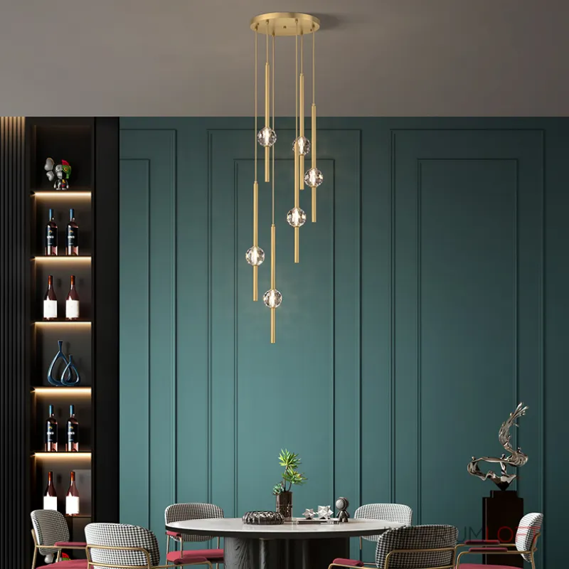 Подвесной светильник SOCRATES COMBO D30 L3 Brass от ImperiumLoft Подвесной светильник SOCRATES COMBO D30 L3 Brass от ImperiumLoft