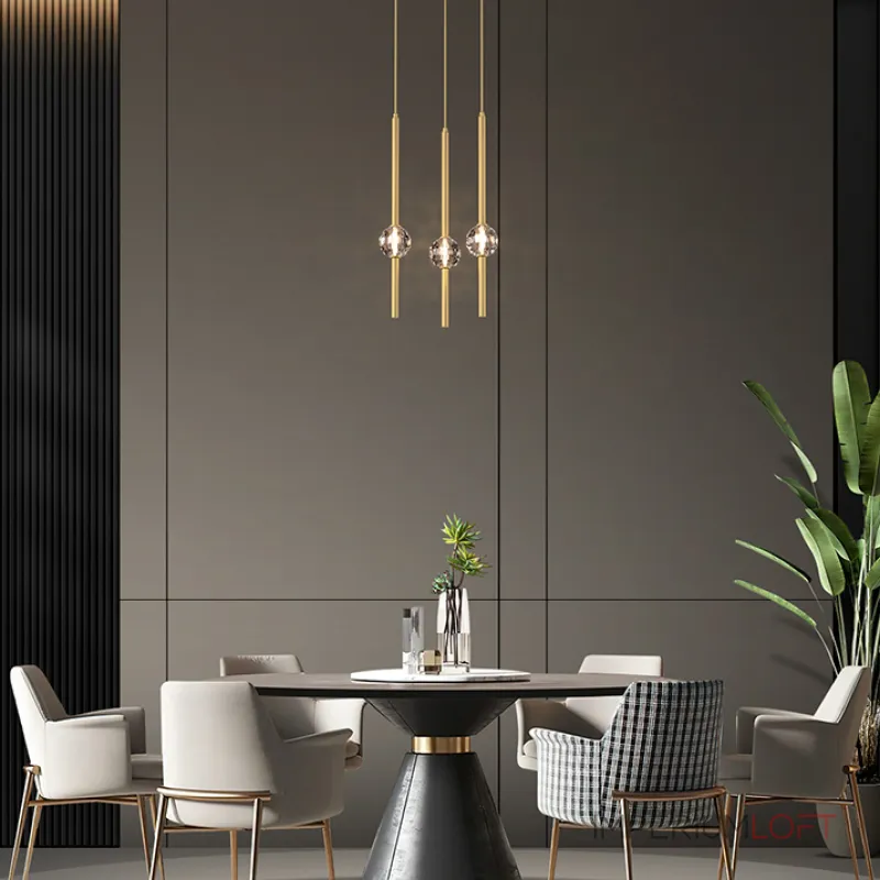 Подвесной светильник SOCRATES COMBO D30 L3 Brass от ImperiumLoft Подвесной светильник SOCRATES COMBO D30 L3 Brass от ImperiumLoft