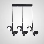 Подвесной светильник JANITA BW COMBO Black Планка от ImperiumLoft