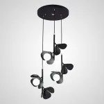 Подвесной светильник JANITA BW COMBO Black Диск от ImperiumLoft