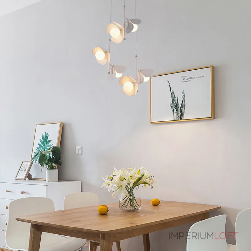 Подвесной светильник JANITA BW COMBO Black Диск от ImperiumLoft