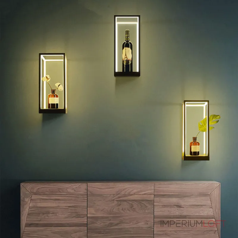 Настенный светильник LINEN Black от ImperiumLoft Настенный светильник LINEN Black от ImperiumLoft