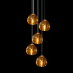 Подвесной светильник METEORA B COMBO D30 Amber от ImperiumLoft