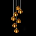 Подвесной светильник METEORA B COMBO D35 Amber от ImperiumLoft