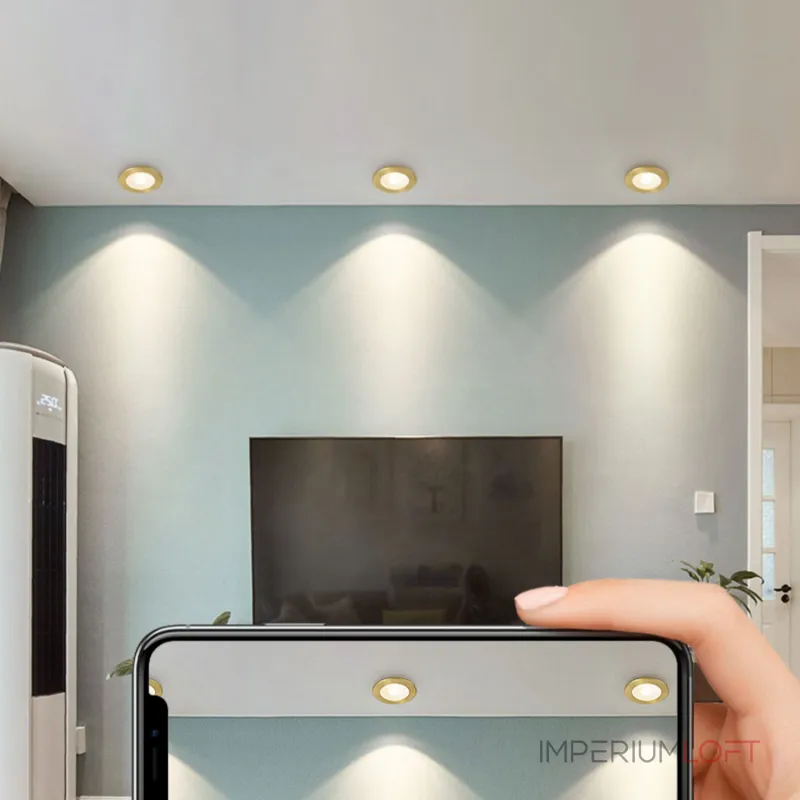 Встраиваемый светодиодный светильник ACT D8 4000К 5W от ImperiumLoft