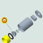 Точечный светильник RESTON White Yellow 3000К от ImperiumLoft