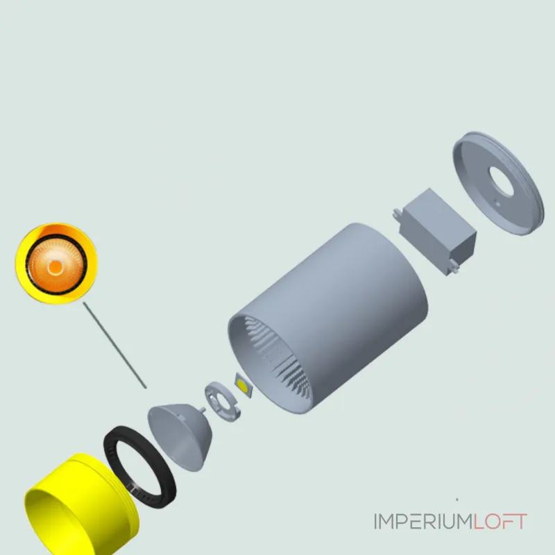 Точечный светильник RESTON White Yellow 3000К от ImperiumLoft Точечный светильник RESTON White Yellow 3000К от ImperiumLoft