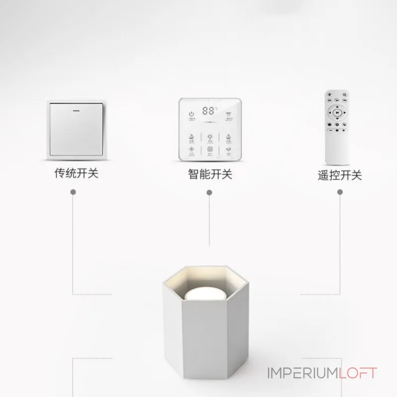 Точечный светодиодный светильник CONSOLE L1 Black 3000К 7W от ImperiumLoft