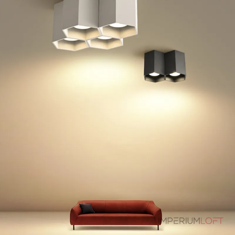 Точечный светодиодный светильник CONSOLE L1 Black 3000К 7W от ImperiumLoft