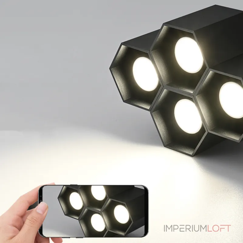 Точечный светодиодный светильник CONSOLE L1 Black 3000К 7W от ImperiumLoft