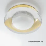 Встраиваемый светодиодный светильник LIS Трехцветный свет 5W от ImperiumLoft