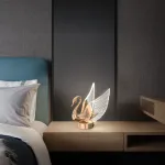 Настольная лампа BIRDIE TAB A Rose Gold от ImperiumLoft