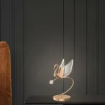 Настольная лампа BIRDIE TAB A Rose Gold от ImperiumLoft