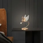 Настольная лампа BIRDIE TAB A Rose Gold от ImperiumLoft