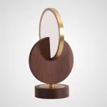 Настольная лампа GLATT WOOD TAB Dark brown от ImperiumLoft