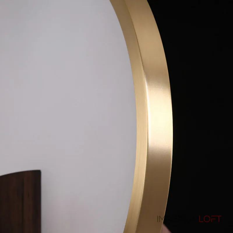 Настольная лампа GLATT WOOD TAB Dark brown от ImperiumLoft