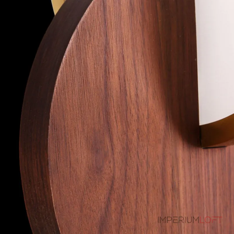 Настольная лампа GLATT WOOD TAB Dark brown от ImperiumLoft