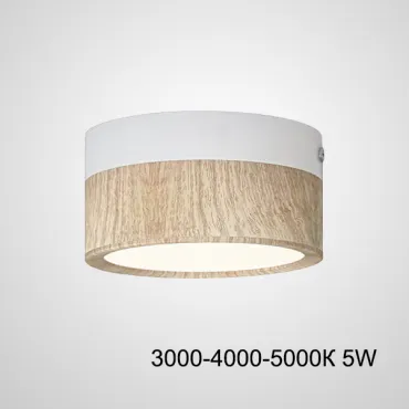 Точечный светильник FOG WOOD D9 White Трехцветный свет 5W Точечный светильник FOG WOOD D9 White Трехцветный свет 5W