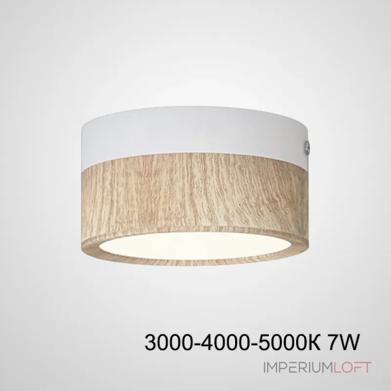 Точечный светильник FOG WOOD D9 White Трехцветный свет 7W от ImperiumLoft Точечный светильник FOG WOOD D9 White Трехцветный свет 7W от ImperiumLoft