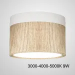 Точечный светильник FOG WOOD D11 White Трехцветный свет 9W от ImperiumLoft