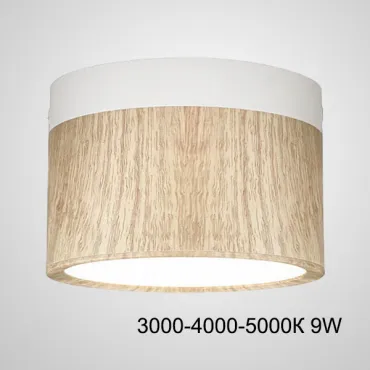 Точечный светильник FOG WOOD D11 White Трехцветный свет 9W Точечный светильник FOG WOOD D11 White Трехцветный свет 9W