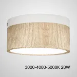 Точечный светильник FOG WOOD D14,5 White Трехцветный свет 20W от ImperiumLoft