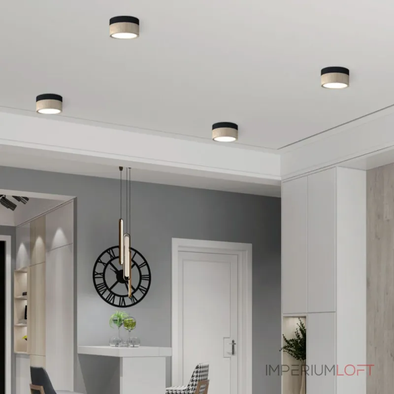 Точечный светильник FOG WOOD D9 White 3000К 5W от ImperiumLoft Точечный светильник FOG WOOD D9 White 3000К 5W от ImperiumLoft