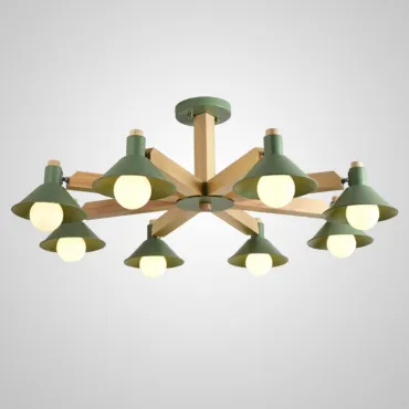 Потолочная люстра HORN B D94 Green